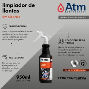 Limpiador De Llantas EOX | Rim Cleaner | Caja 12 unidades
