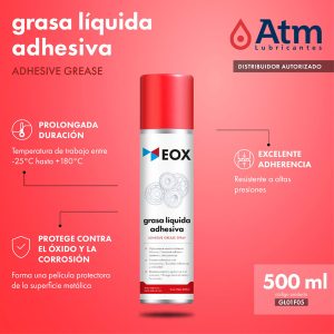 Grasa Líquida Adhesiva EOX | Adhesive Grease Spray | Caja 12 unidades