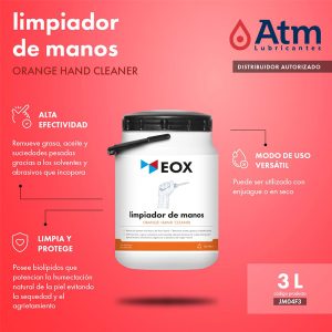 Limpiador de Manos Orange EOX | Hand Cleaner | Caja 4 unidades