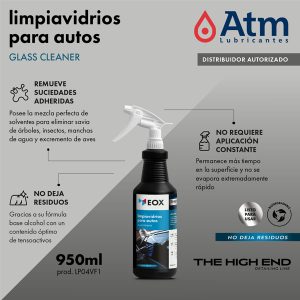 Limpiavidrios EOX | Glass Cleaner con Gatillo | Caja 12 unidades