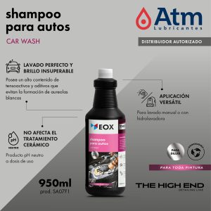 Shampoo Automotriz Car Wash EOX | Caja 14 unidades